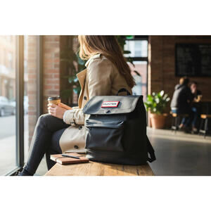 Hunter for Target Large Black Flap Backpack - Limited Edition - RN 17730